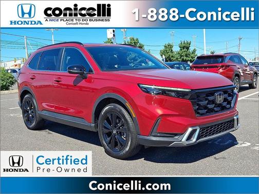 Radiant Red Metallic 2023 Honda CR-V Hybrid Sport Touring AWD
