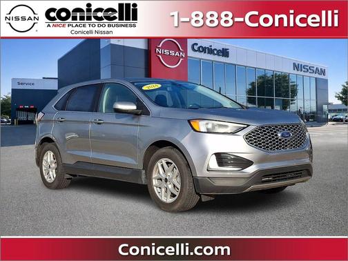 Iconic Silver 2024 Ford Edge SEL