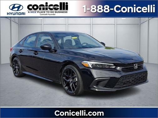 Crystal Black Pearl 2024 Honda Civic Sport