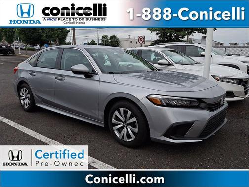 Lunar Silver Metallic 2023 Honda Civic LX