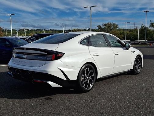 Serenity White 2025 Hyundai SONATA SEL