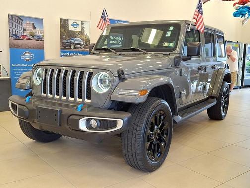 Sting-Gray Clearcoat 2023 Jeep Wrangler 4xe Sahara