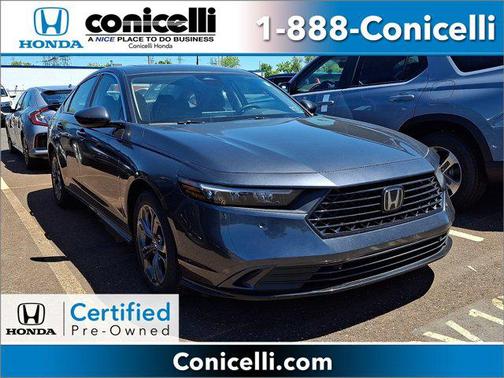 Gray 2024 Honda Accord Hybrid EX-L