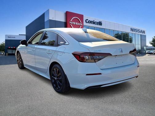 Platinum White Pearl 2025 Honda Civic LX
