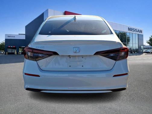 Platinum White Pearl 2025 Honda Civic LX