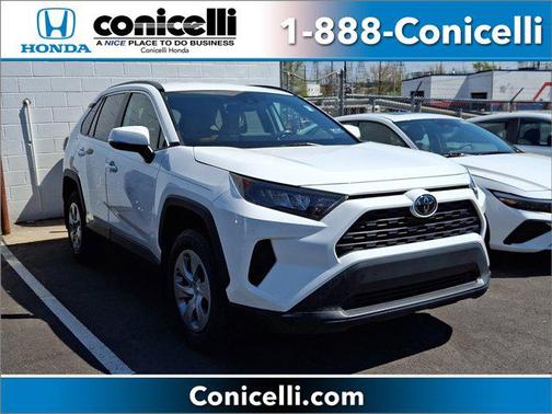 Super White 2021 Toyota RAV4 LE