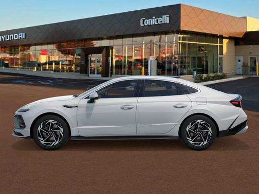 Serenity White 2026 Hyundai SONATA SEL