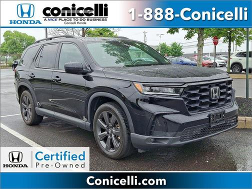 Crystal Black Pearl 2023 Honda Pilot AWD Sport