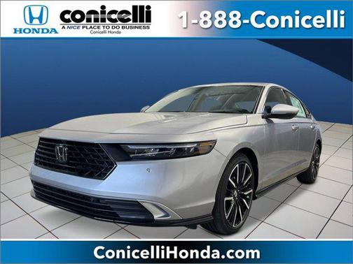 Solar Silver Metallic 2026 Honda Accord Hybrid Touring