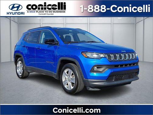 Laser Blue Pearlcoat 2022 Jeep Compass Latitude