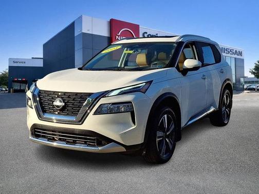 Pearl White Tricoat 2023 Nissan Rogue Platinum