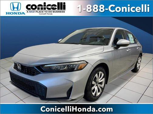 Solar Silver Metallic 2026 Honda Civic LX