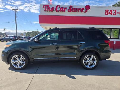 White Platinum Metallic Tri-Coat 2013 Ford Explorer Limited
