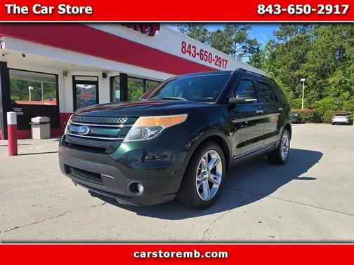 White Platinum Metallic Tri-Coat 2013 Ford Explorer Limited