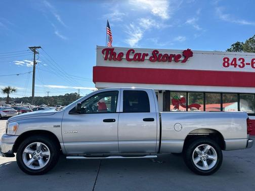 Bright Silver Metallic Clearcoat 2008 Dodge Ram 1500 SLT Quad Cab
