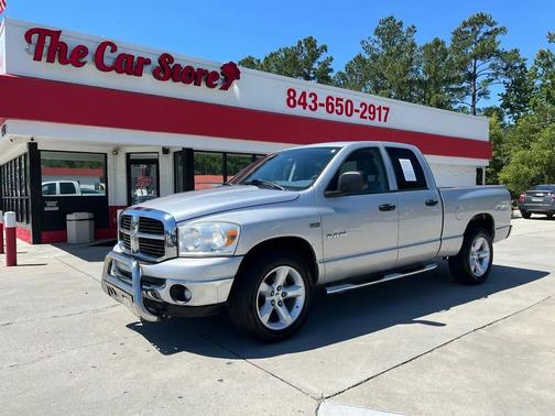 Bright Silver Metallic Clearcoat 2008 Dodge Ram 1500 SLT Quad Cab