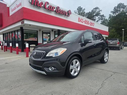 Carbon Black Metallic 2015 Buick Encore Leather