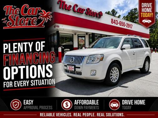 White Suede 2011 Mercury Mariner Premier