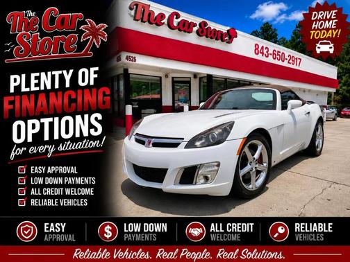 Polar White 2008 Saturn Sky Red Line