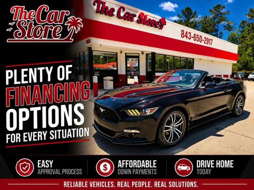 Shadow Black 2016 Ford Mustang EcoBoost Premium