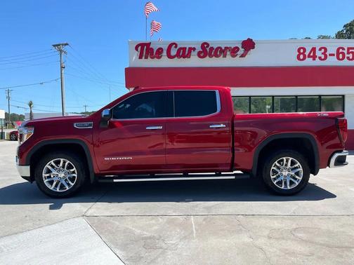 Cayenne Red Tintcoat 2021 GMC Sierra 1500 SLT