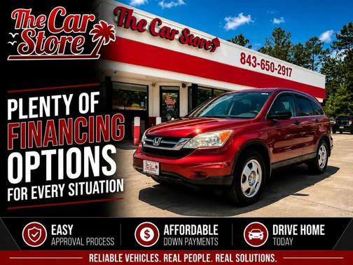 BURGUNDY 2011 Honda CR-V LX