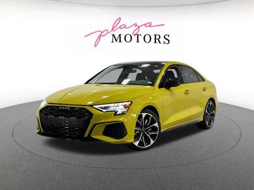 Python Yellow Metallic 2024 Audi S3 Premium Plus TFSI quattro S tronic