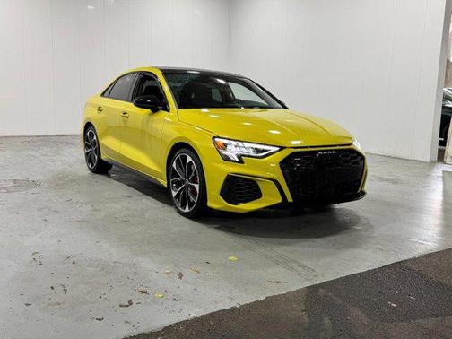 Python Yellow Metallic 2024 Audi S3 Premium Plus TFSI quattro S tronic