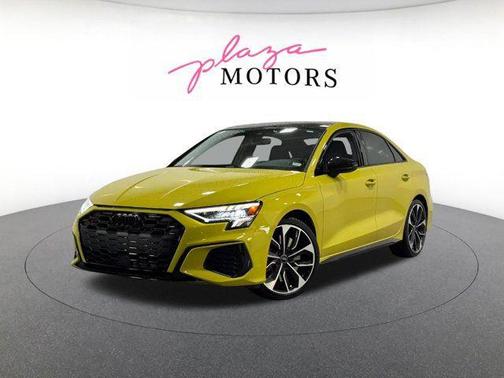 Python Yellow Metallic 2024 Audi S3 Premium Plus TFSI quattro S tronic