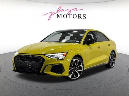 Python Yellow Metallic 2024 Audi S3 Premium Plus TFSI quattro S tronic