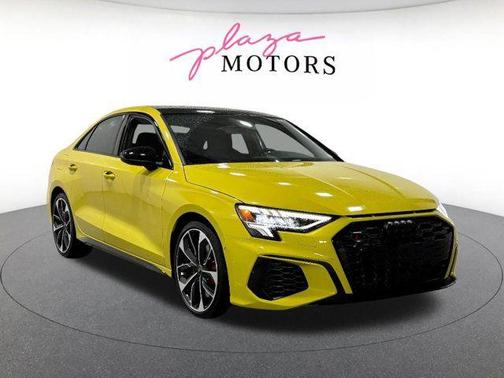 Python Yellow Metallic 2024 Audi S3 Premium Plus TFSI quattro S tronic