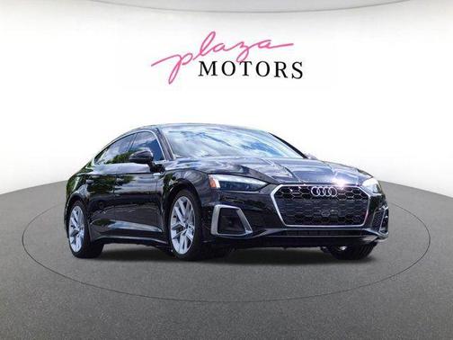 Mythos Black Metallic 2023 Audi A5 Sportback 45 S Line Premium