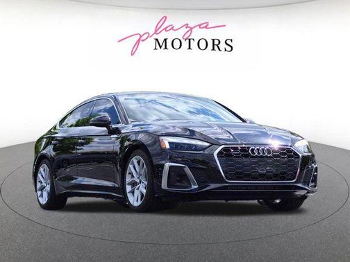 Mythos Black Metallic 2023 Audi A5 Sportback 45 S Line Premium