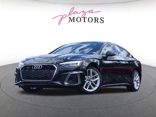 Mythos Black Metallic 2023 Audi A5 Sportback 45 S Line Premium