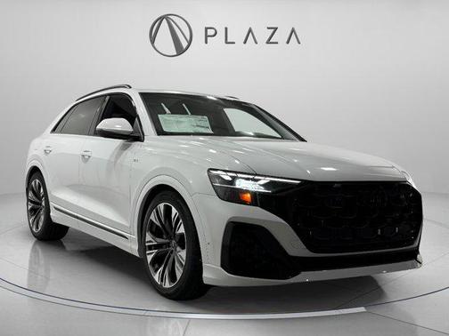 Glacier White Metallic 2026 Audi Q8 55 Premium Plus