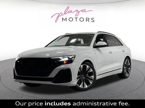 Glacier White Metallic 2026 Audi Q8 55 Premium Plus
