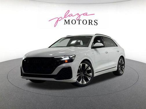 Glacier White Metallic 2026 Audi Q8 55 Premium Plus