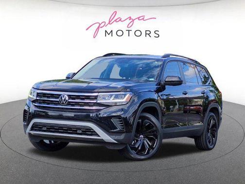 Deep Black Pearl 2023 Volkswagen Atlas 3.6L SE w/Technology