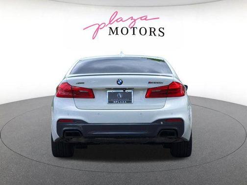 Alpine White 2018 BMW M550 i Xdrive