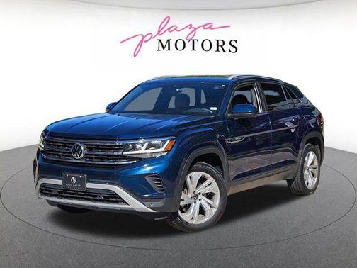 Blue Metallic 2020 Volkswagen Atlas Cross Sport 3.6L V6 SEL 4MOTION