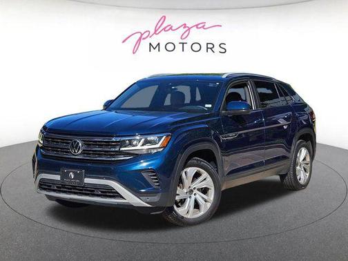 Blue Metallic 2020 Volkswagen Atlas Cross Sport 3.6L V6 SEL 4MOTION