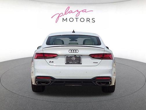 Glacier White Metallic 2024 Audi A5 Sportback 45 S Line Premium Plus