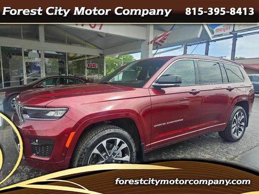 Maroon 2021 Jeep Grand Cherokee L Overland