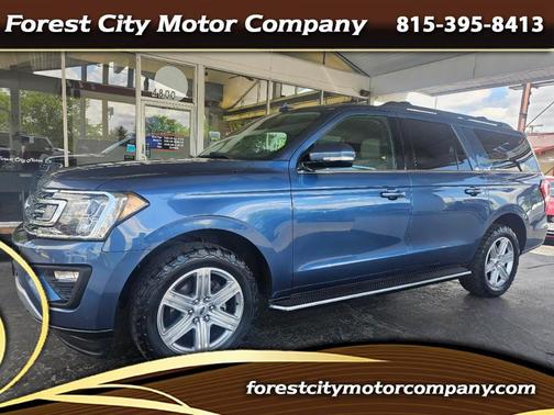 Blue 2019 Ford Expedition Max XLT