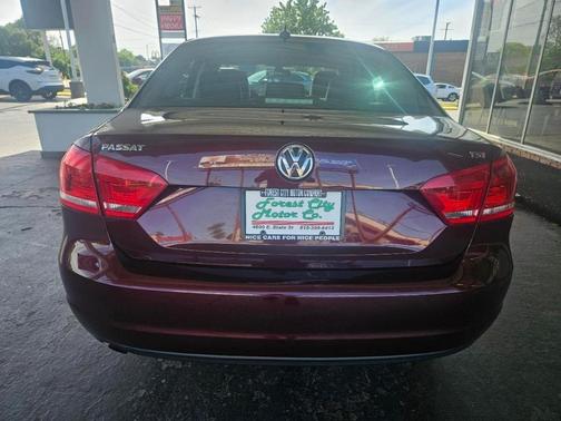 Maroon 2014 Volkswagen Passat 1.8T Auto Wolfsburg Ed PZEV