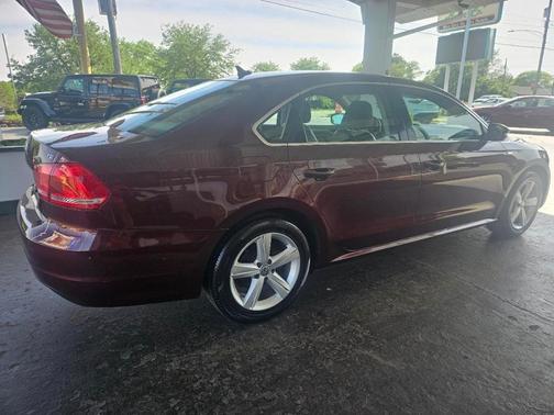 Maroon 2014 Volkswagen Passat 1.8T Auto Wolfsburg Ed PZEV