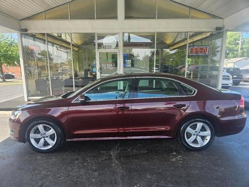 Maroon 2014 Volkswagen Passat 1.8T Auto Wolfsburg Ed PZEV