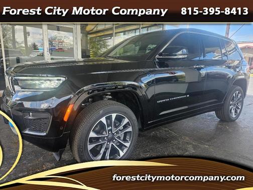 Black 2022 Jeep Grand Cherokee 4xe Overland