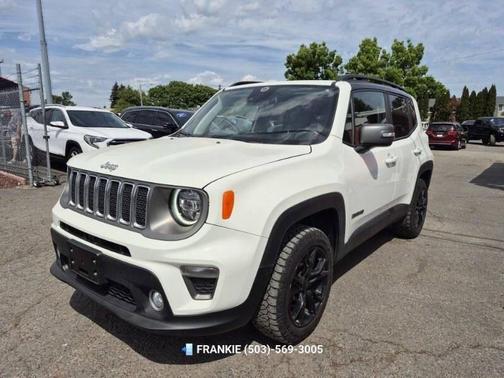 Alpine White Clearcoat 2021 Jeep Renegade Limited