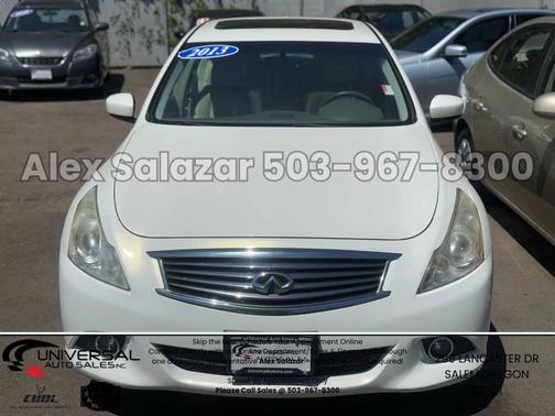 2013 INFINITI G37x Base